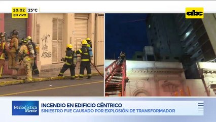 Incendio en el microcentro moviliza a los bomberos