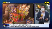 Comuna Asuncena prohíbe venta de petardos en el Mercado 4