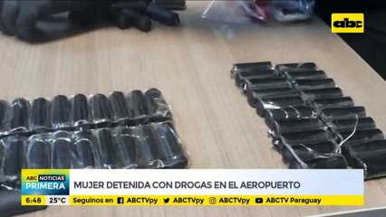 Mujer fue detenida con drogas en el Aeropuerto
