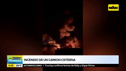 Asunceno fallece tras explosión de camión cisterna en Misiones