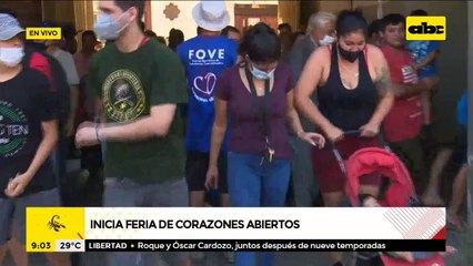 Arrancó la feria de corazones abiertos en el Colegio Comercio 1 de Asunción