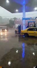 Así voló el techo de departamentos en Luque