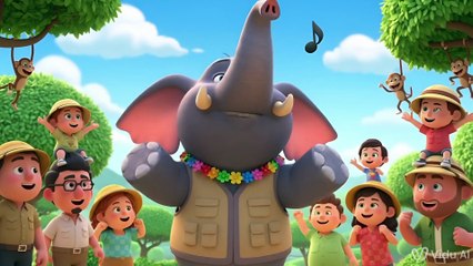 أغاني أطفال بالعربية 🎵 | أنا الفيل – أغنية الفيل للأطفال | أغاني حيوانات للأطفال 2025