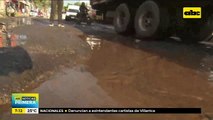 Pésimo estado de la avenida Nanawa en Luque