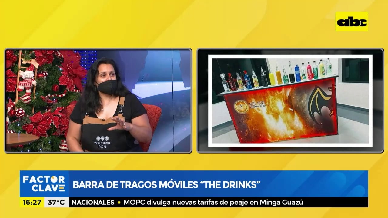 Barra de tragos móviles "The Drinks"