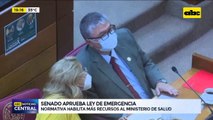 Senado aprueba ley de emergencia sanitaria