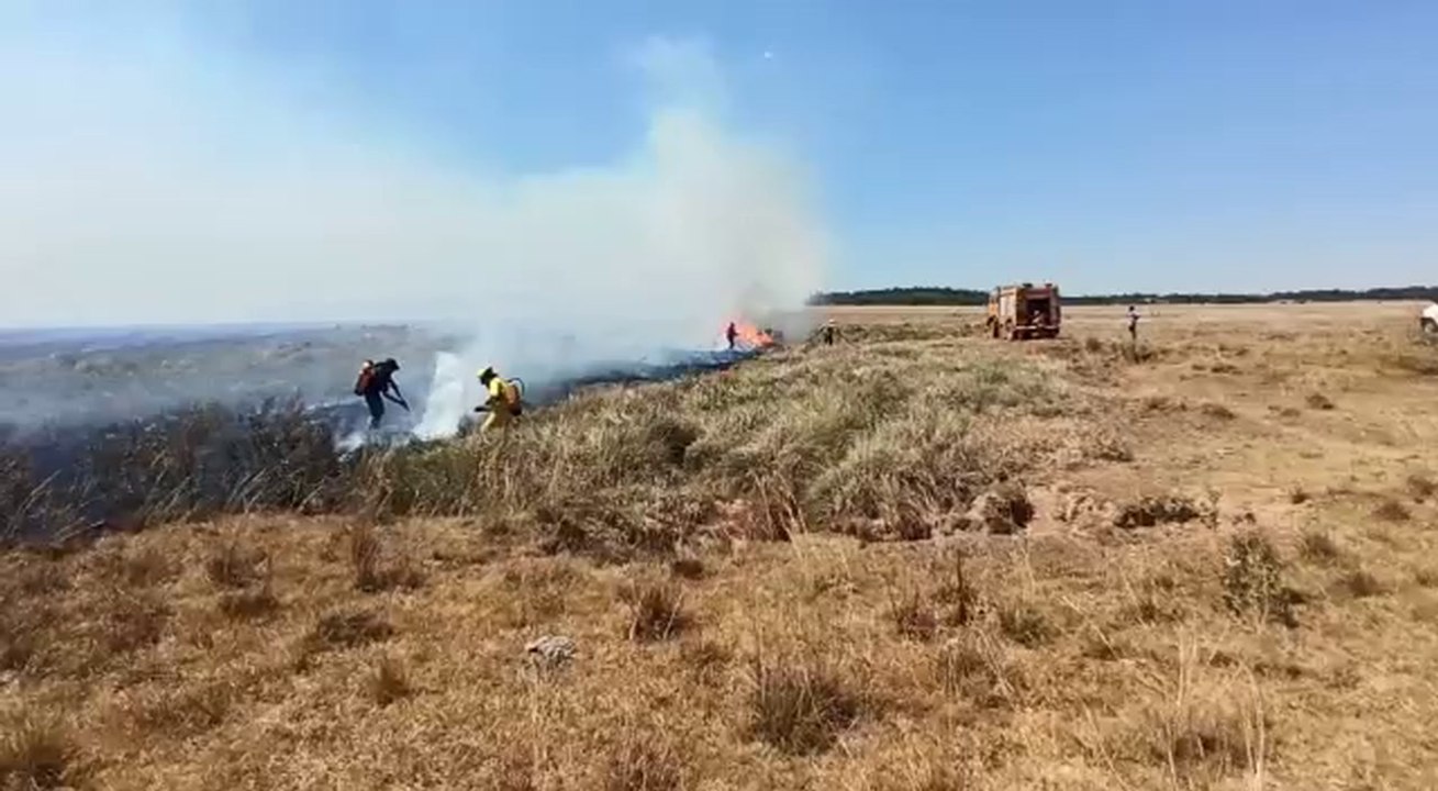Fuego Es Incontrolable En San Miguel, Misiones