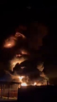 Incendio tras explosión de cisterna en estación de servicios