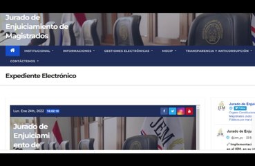 JEM emite tutorial para obtener usuario y contraseña de acceso al expediente electrónico