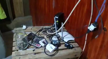 Momento De La Detención Efectuada Por La Senad Y Otras Autoridades