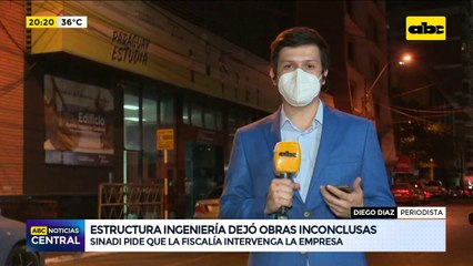 Estructura Ingeniería dejó obras inconclusas