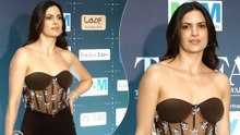Nataša Stanković Sets The TOIFA 2025 Blue Carpet Ablaze In A Chic Black Gown
