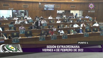 Diputada Celeste Amarilla en sesión extra 04.02.2022