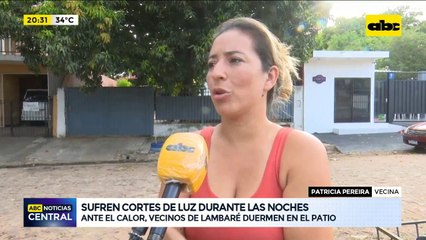 Denuncian cortes de luz durante las noches