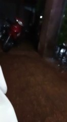 Pasillos del Hospital distrital de Caaguazú inundado tras lluvias (1)