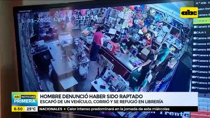 Un hombre denunció haber sido raptado por criminales