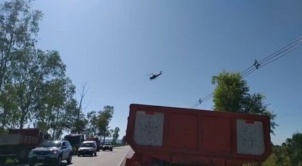 Helicóptero Sobrevoló En Zona De Luque-san Bernardino