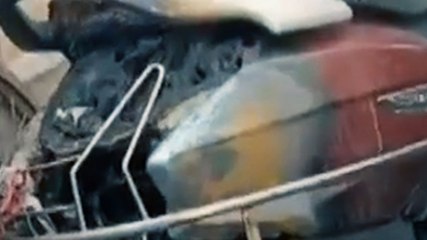 महिला की स्कूटी जलाने वाला दारोगा गिरफ्तार