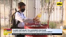 Clases virtuales y almuerzo escolar