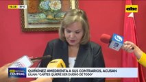 Quiñonez amedrenta a sus contrarios