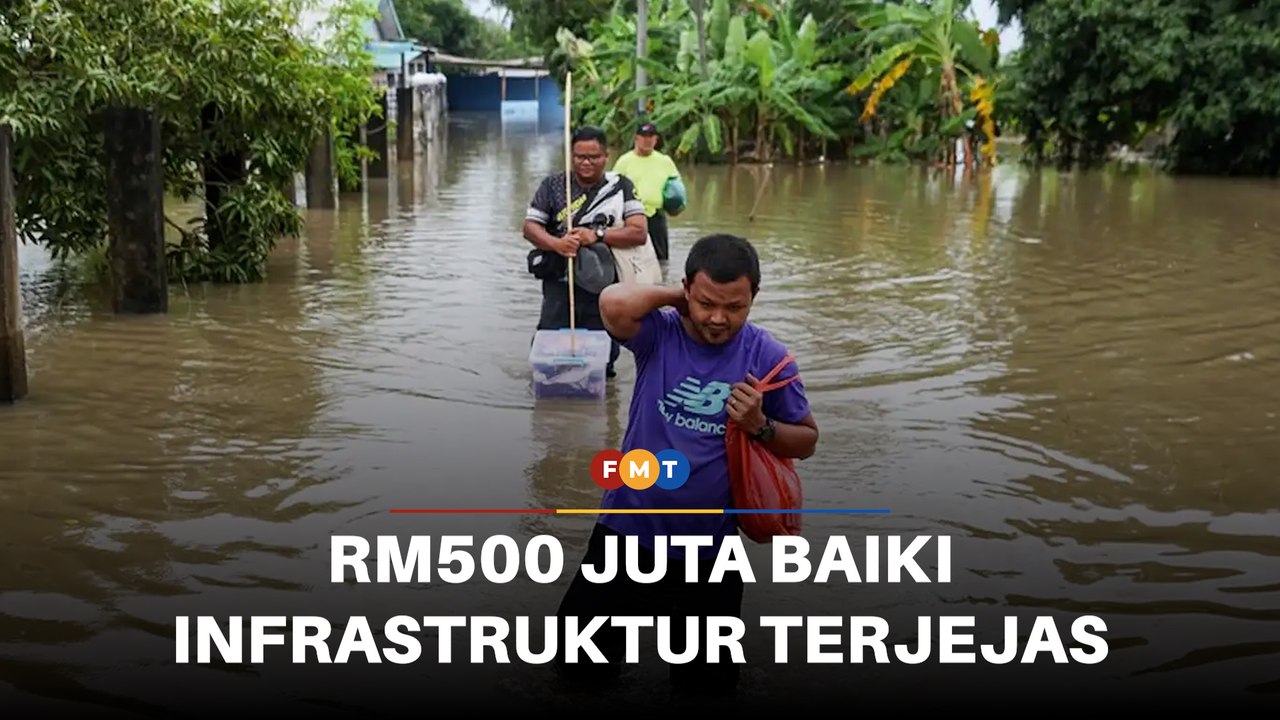 Anwar umum RM500 juta baiki infrastruktur terjejas banjir