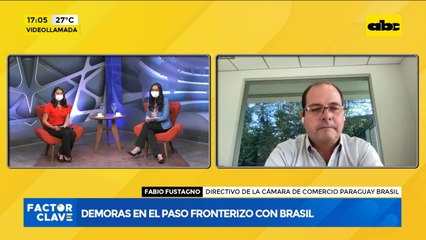 Demoras en el paso fronterizo con Brasil