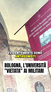Robby Giusti - Bologna, l'università vietata ai militari (02.12.25)