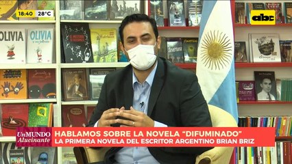 Brian Briz nos presenta su novela "difuminado"