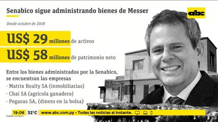 Caso Messer: Fiscalía aún no ordena comiso