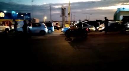 Bloquean cruce de ruta PY01 con desvío a Villeta contra suba de combustibles