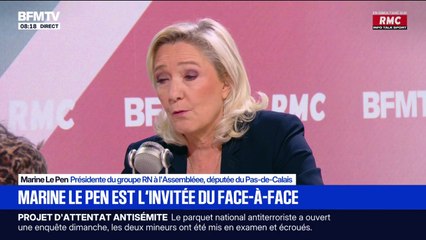 Marine Le Pen: "Sébastien Lecornu cherche à échapper à la dissolution et donc à de nouvelles élections"