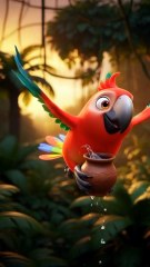 Viral Short: How One Parrot Turned a Dry Land Into Green?