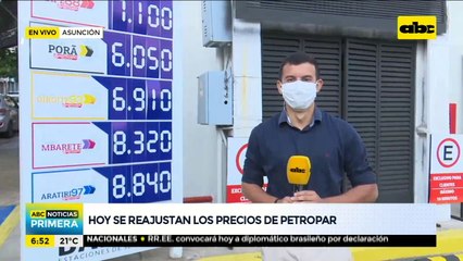 Hoy se reajustan los precios de Petropar