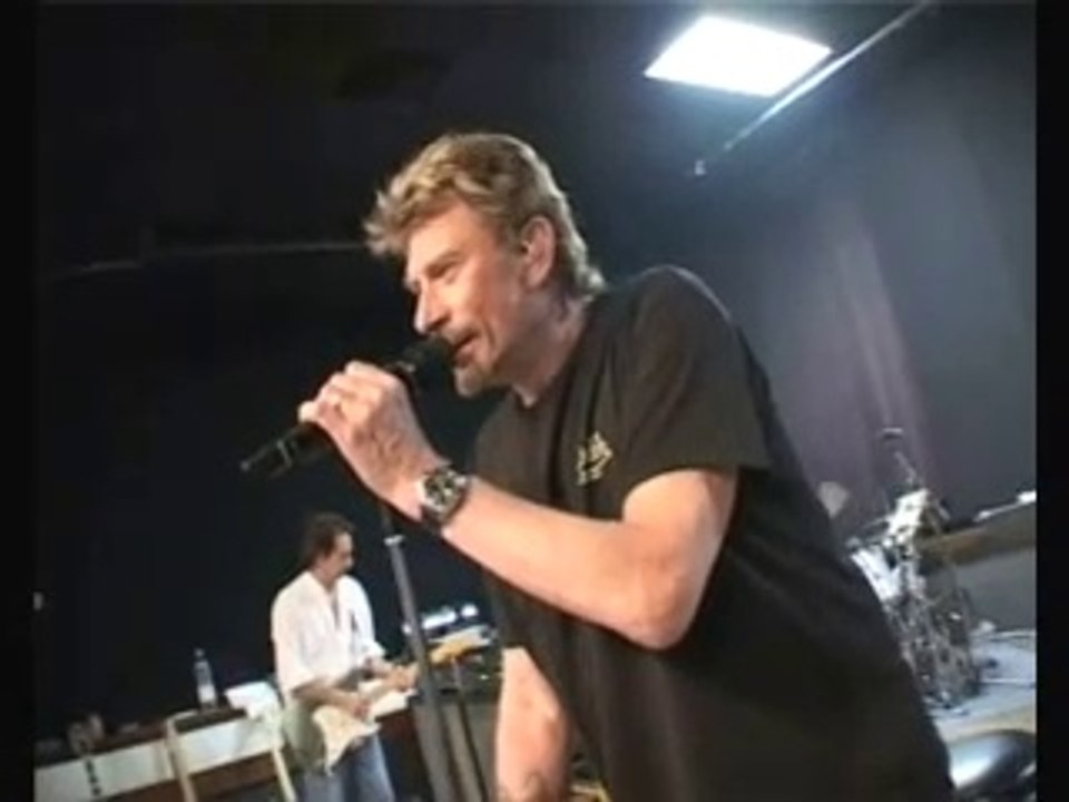 Johnny Hallyday - Aussi dur que du bois ( Répétiton L.A. 2003 )
