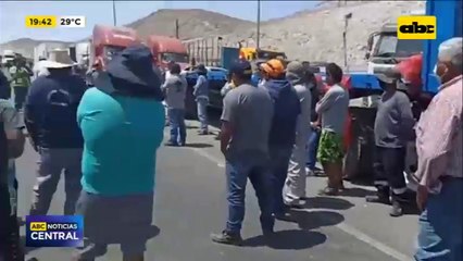 Paro de camioneros en Perú