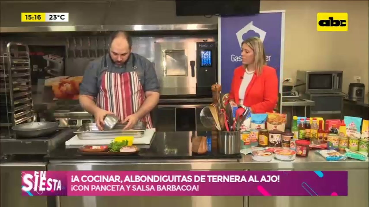 A COCINAR! Albondiguitas de ternera al ajo con panceta y salsa barbacoa