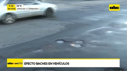 Cuánto le cuestan los baches a los vehículos