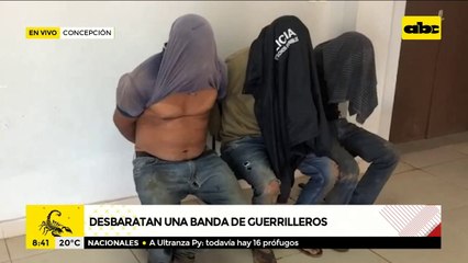 Desbaratan una banda de guerrilleros