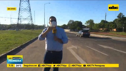 Caótico el tránsito en zona costanera Norte