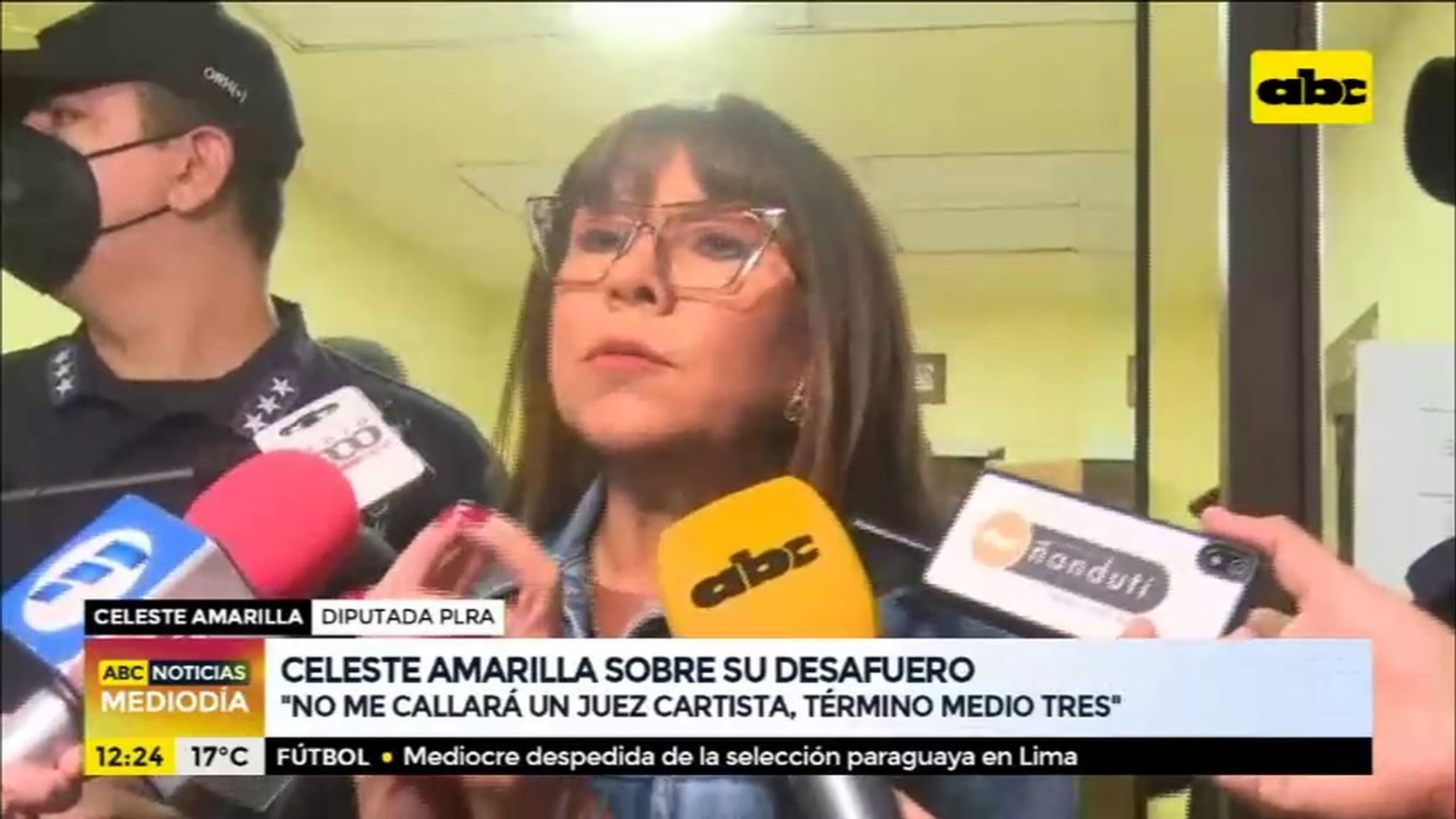 ⁣Celeste Amarilla sobre su desafuero