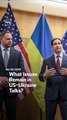 What Issues Remain in US–Ukraine Talks?