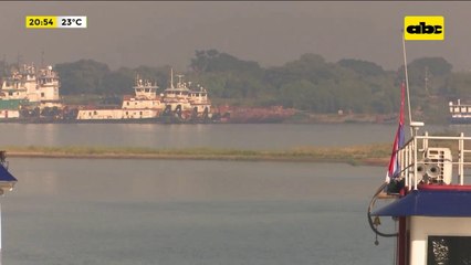 Río Paraguay supera un metro de altura