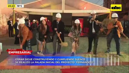 CorAr sigue cumpliendo sueños - Se realizó la palada inicial del proyecto “Fernando 2″