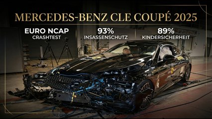 Kompakt & sicher: CLE Coupé 2025 im Euro NCAP Crashtest-Check