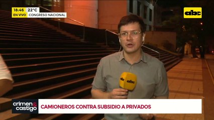 Camioneros contra subsidio a privados