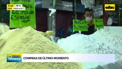 Mercado 4: Gran afluencia de personas para realizar compras