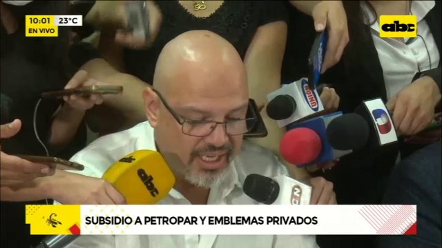 Subsidio a Petropar y emblemas privados
