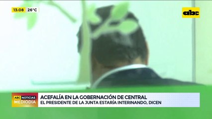 Hugo Javier deja acéfala la Gobernación de Central, según concejal