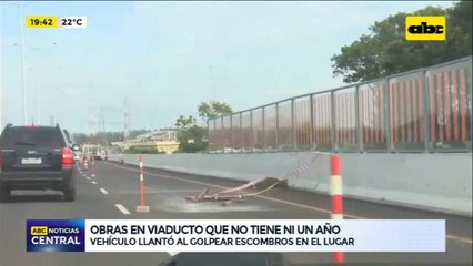 Viaducto botánico está con baches