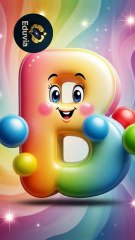 B Ball Poem for Kids | Cute Cartoon Ball Poem | Children Learning Video